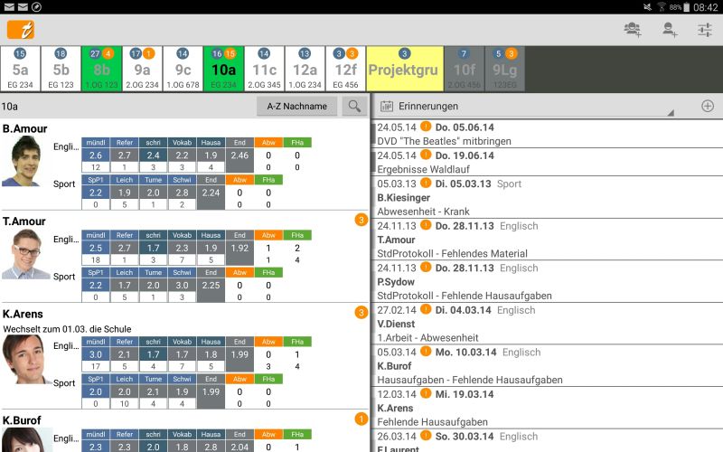 Erinnerungen Screenshot