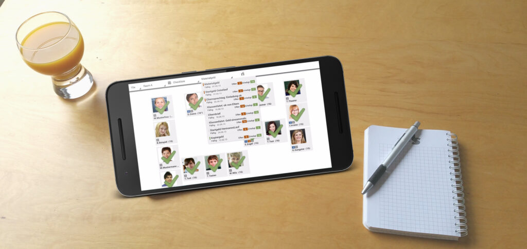 TAPUCATE auf einem Tablet